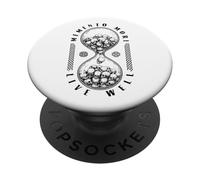 Memento Mori Live Well Skull Clessidra Stoica Stoicismo Teschi PopSockets PopGrip Adesivo