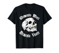 Memento Mori Memento Vivere Tatuaggio Teschio Stoico Maglietta