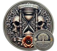 Memento Mori Moneta Teschio Recupero Dipendenza Teschio Monete AA - Conferma NA AA Chip e Medaglie - Celebra la Vita in Purezza Narcotics Alcoholics Anonymous Regalo per uomini e donne