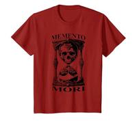 Memento Mori Philosophy - Clessidra estetica con scheletro Maglietta