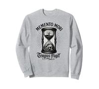 Memento Mori Tempus Fugit Latino Stoico Citazione Felpa