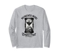 Memento Mori Tempus Fugit Latino Stoico Citazione Maglia a Manica