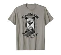 Memento Mori Tempus Fugit Latino Stoico Citazione Maglietta