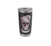 Memento Mori Teschio Bicchiere termico in acciaio inox doppia parete