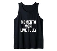 Memento Mori, Vivi pienamente. stoico, Motivazionale, Citazione. Canotta