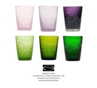 Memento Originale - Monochrome Bally - 6 bicchieri Glass - cl 30 - Rivenditore