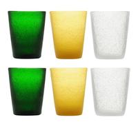 Memento Set 6 bicchieri acqua in pasta di vetro 300cc (Ardenne)