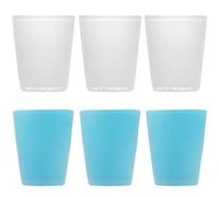 Memento Set 6 bicchieri acqua in pasta di vetro 300cc (Napoli)
