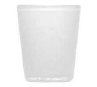 Memento Set 6 Bicchieri Vetro pulegoso Senza Gambo White Solid