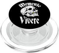 Memento Vivere Tatuaggio Teschio Stoico Filosofi PopSockets PopGrip per MagSafe