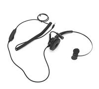 MEMEWOCA Cuffie con connettore da 3,5 mm H500, auricolare per traffico telefonico con microfono flessibile, cuffie per comunicazioni chiare in call center e uso su computer, cuscinetto