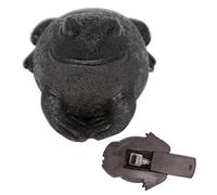 Memeyou Frog Nascondi una chiave per esterni impermeabile Key Hiders Cassetta di sicurezza per esterni Cortile Statue da giardino Ornamento Decorazione per interni Grande Design Casa Supporto di