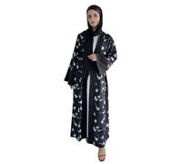Memmyly Abito musulmano da donna Abaya, vestito da preghiera Khimar Caftano marocchino Dubai abiti musulmani abito musulmano da donna casual abito da preghiera islamico di grandi dimensioni abito