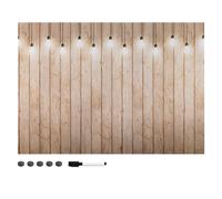 Memo Board Lavagna Magnetica 70x50cm Bacheca Scrivibile Pennarello e Calamite