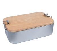 Memo lunch box 2in1 in faggio con coperchio