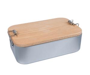Memo lunch box 2in1 in faggio con coperchio