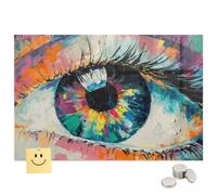 Memo Magnetico Visivo 60x40 La pupilla dell'occhio dell'uomo