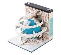 Memo Pad 3D Carving Notes Calendario Memo Pad con Tear-Away Light Note LED Biglietti Regalo A6A4 Compleanno Pad Memo Paper