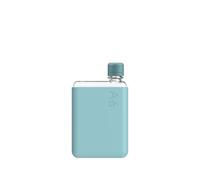memobottle A6 (Sea Mist) Bundle - 12 oz (375 ml) - Bottiglia, custodia in silicone e coperchio | Bottiglia d'acqua compatta per borse e piccole tasche | Tritan senza BPA | Moderna, minimalista | per