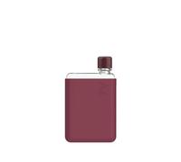 memobottle A6 (Wild Plum) Bundle - 12 oz (375 ml) - Bottiglia, custodia in silicone e coperchio | Bottiglia d'acqua compatta per borse e piccole tasche | Tritan senza BPA | Moderna, minimalista | per