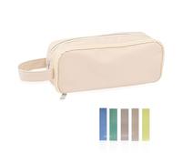 MEMOFYND 1 astuccio bianco, elegante e pratico, 100 etichette per registro, simpatica pelle impermeabile, contenitore di grande capacità, può essere appeso e trasportato, bianco, Astuccio