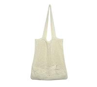 MEMOFYND 1 borsa a tracolla in tessuto di albicocca, semplice borsa per la spesa, da viaggio, per il tempo libero, per picnic, shopping, albicocca, 41 * 58 cm