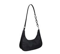 MEMOFYND 1 borsetta, borsa a tracolla da donna, borsa a tracolla retrò, tracolla regolabile, adatta per camminare, appuntamenti, viaggi (nero), Nero , taglia unica