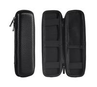 MEMOFYND 1 custodia con motivo solare, astuccio impermeabile, astuccio per matite Eva, custodia multifunzione, astuccio per matite con cerniera, astuccio per cosmetici (nero), Nero , 20x6x3,5cm,