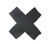 MEMOFYND 1 paio di braccia resistenti al taglio, protezioni per braccia, maniche resistenti al taglio, polsini protettivi (nero)