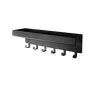 MEMOFYND 1 portachiavi nero, portachiavi per tastiera, porta chiavi, portachiavi a parete, portachiavi autoadesivo, pratico contenitore per chiavi