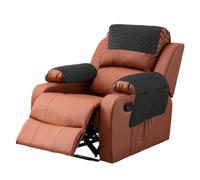 MEMOFYND 1 set di 3 protezioni per braccio, braccio, sedia da divano, braccio, cuscino per sedia (nero)