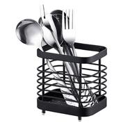 MEMOFYND 1 supporto per posate in acciaio inox, scolapiatti in acciaio inox, per lavello, utensili da cucina e posate, adatto per cucine domestiche, JTCANJUTONG1