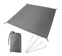 MEMOFYND 1 telo per tenda da campeggio con 1 custodia e 4 picchetti, telo multiuso per esterni, tenda da sole, copertura per pavimento, per campeggio, escursioni, picnic