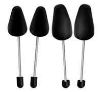 MEMOFYND 2 Paia di Tenditori per Scarpe Regolabili, da Uomo e Donna, Diverse Misure, Nero, 33 x 8,8 x 14,4 cm, 28 x 7,2 x 10,6 cm