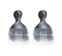 MEMOFYND 2 spazzole per la pulizia dell'auto con 2 custodie protettive, kit di pulizia, spazzola antipolvere con setole morbide, spazzola per dettagli auto, spazzola interna auto, per sedili,