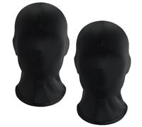 MEMOFYND 2 Tappi per Il Viso, Maschera per Protezione Solare e Halloween, Gioco di Ruolo, Testa Piena in Seta di Ghiaccio, per Feste