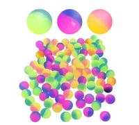 MEMOFYND 25 palline elastiche colorate, palline di gomma satinate, giocattolo per bambini, adatte per feste di compleanno, premi per classe, accessori per il gioco (3 stili, 25 m)