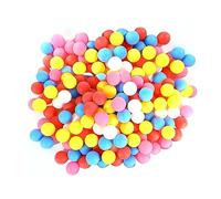 MEMOFYND 40 palline da ping pong colorate, in plastica, per gatti e cani, feste artistiche e artigianali, giochi a casa, principianti e adulti