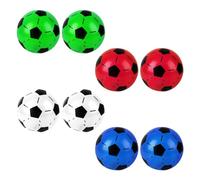 MEMOFYND 8 palline elastiche in pelle, per attività all'aria aperta, per il calcio gonfiabile, per la spiaggia, adatte per la spiaggia estiva, giochi sportivi, accessori per feste (25 cm)
