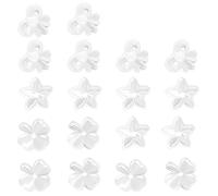 MEMOFYND 9 paia di orecchini trasparenti in plastica, orecchini trasparenti, ipoallergenici, orecchini invisibili, orecchini trasparenti, Resina