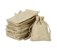 MEMOFYND Sacchetti di Coriandoli di Iuta da 100 Pezzi, Sacchetti Regalo di Iuta, Sacchetti di Coriandoli di Nozze, Sacchetti di Caramelle di Iuta Portatili, Sacchetti di Iuta Piccoli