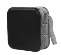 MEMOFYND Scatola Porta CD e DVD Portatile Con Portafoglio - Borsa Disco (Nera)