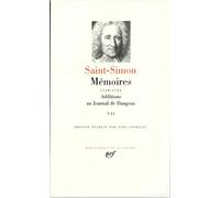 Mémoires: Tome 7, 1718-1721, Additions au journal de Dangeau
