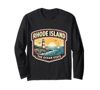 Memorabilia dei visitatori del Rhode Island The Ocean State Souvenir Maglia a Manica