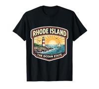 Memorabilia dei visitatori del Rhode Island The Ocean State Souvenir Maglietta