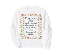 Memorare Preghiera Devozione Beata Madre Cattolica Felpa