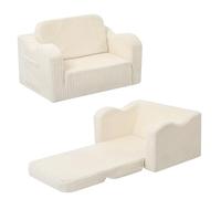 MeMoreCool Cord, divano per bambini, poltrona relax, mini divano per bambini, per bambini, da 1 a 3 anni, colore beige