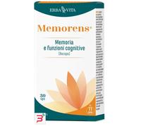 ERBA VITA Memorens® capsule integratore alimentare a base di estratti vegetali di Eleuterococco e Bacopa, 30 compresse