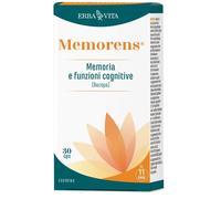 Erba Vita Integratore alimentare Memorens® capsule – Eleuterococco e Bacopa, 30 compresse