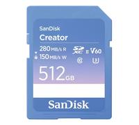 Memoria flash SanDisk Creator 512 GB SDXC UHS-II Classe 10 (SanDisk - flashhukommelseskort) [SDSDXEP-512G-GNCIS]